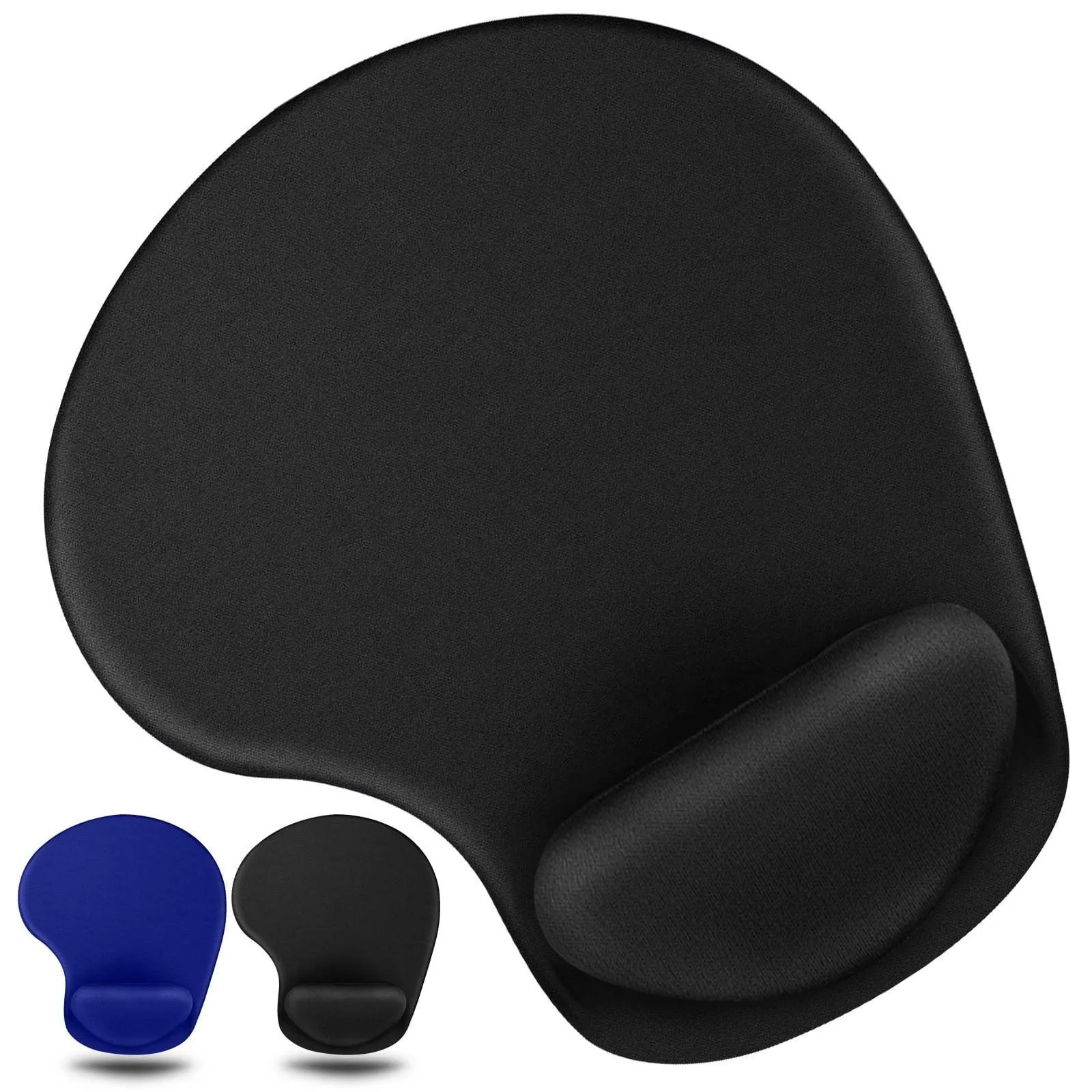 PAD MOUSE CON SOPORTE DE MUÑECA DE GEL NEGRO Y COLOR, foto 1 de 4