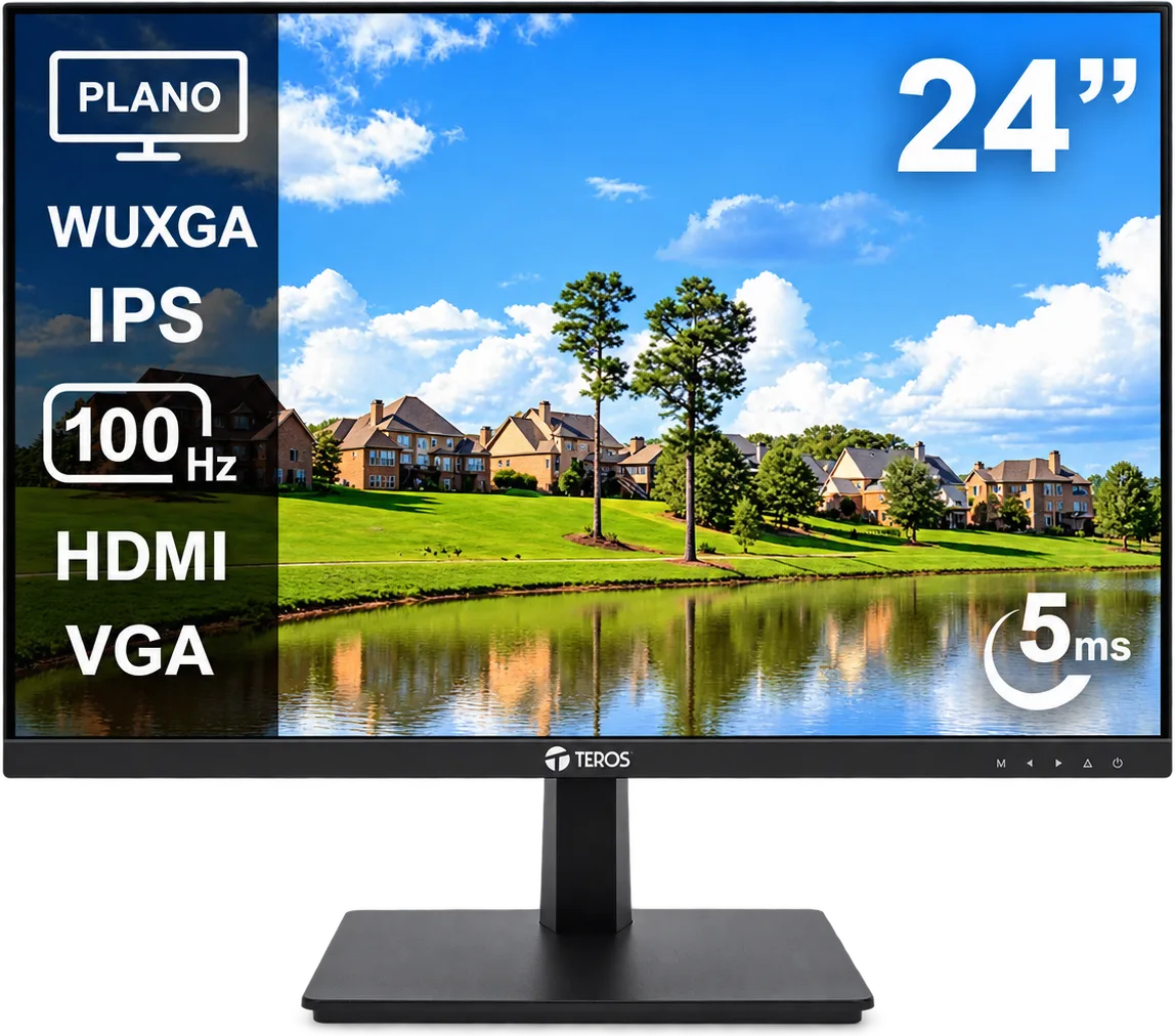 MONITOR PLANO TEROS TE-2420CS, 24" WUXGA, foto 1 de 5