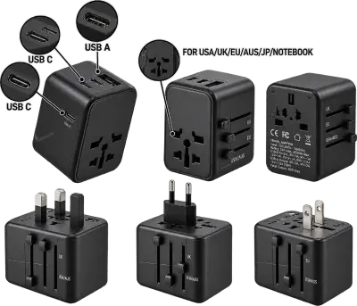 ADAPTADOR DE CORRIENTE DE VIAJE 65W