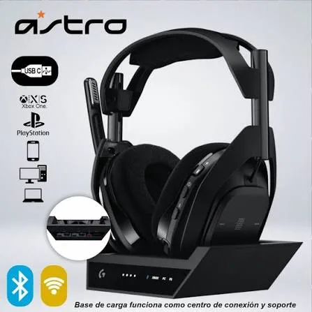 Audífono Logitech G Astro A50 con micrófono, Lightspeed y Bluetooth, para PS5, PC y Xbox, foto 1 de 4
