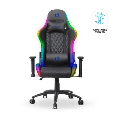 BRAIN+ PURPLE ENC GC1004V+RGB SILLA GAMER 2D ENKORE