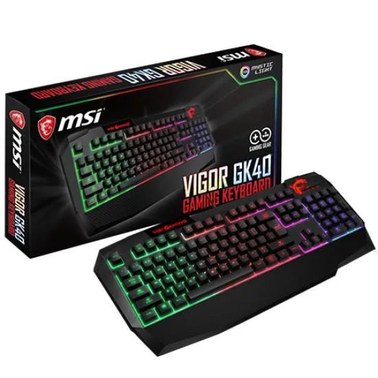 TECLADO GAMER MSI VIGOR GK40, foto 1 de 4