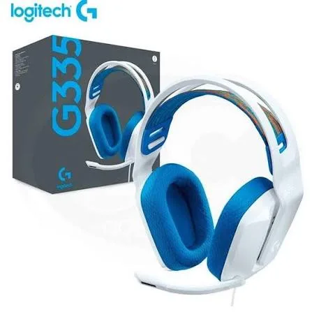 Audífono Logitech G335 con micrófono, blanco, foto 1 de 5
