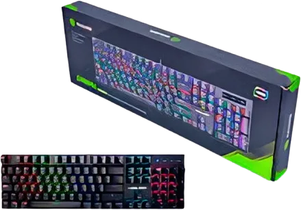 TECLADO MECÁNICO GAMER HALION DROGO-BK HA-K947G RGB, foto 1 de 4