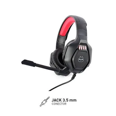 AURICULAR GAMER MERCURY HA-H867 CON LED ROJO, foto 1 de 5