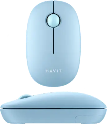 MOUSE OFFICE INALAMBRICO 2.4G HAVIT MS57GT CELESTE