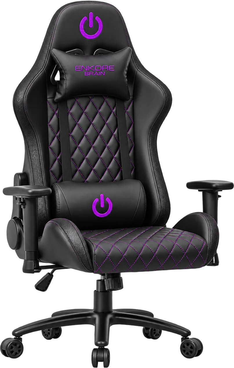 BRAIN PURPLE ENC GC1004V SILLA GAMER 2D ENKORE, foto 1 de 4