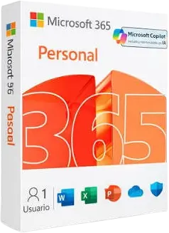 Licenciamiento Virtual (ESD) Microsoft 365 Personal (Licencia de 12 meses / 1 usuario)