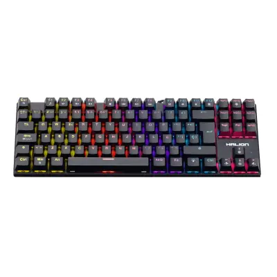 TECLADO MECANICO HALION COMANCHE 88 KM202 88 TECLAS RAINBOW RED SWITCH