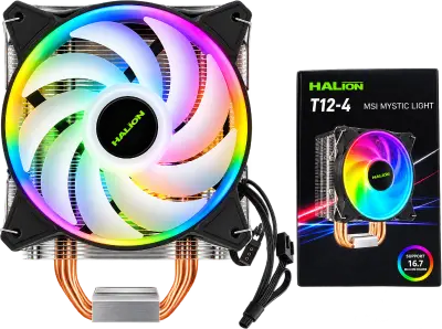 COOLER PARA CPU HALION T12-4 800RPM RGB