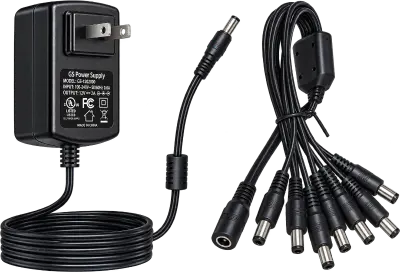 ADAPTADOR DE CORRIENTE PARA CÁMARA CCTV EXTERIOR
