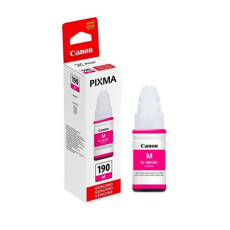 Tinta Original Canon GI-190 M Magenta, foto 1 de 5
