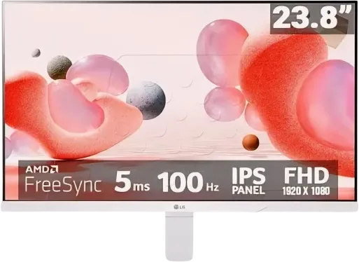MONITOR LG 23.5 IPS MR400 100HZ 2HDMI WHITE/BLANCO, foto 1 de 5