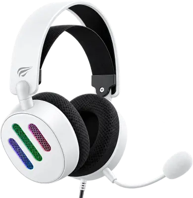 AURICULARES GAMER HAVIT H2038U 7.1 USB, BLANCOS, RGB