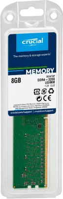 MEMORIA RAM DDR4 8GB 3200 CL22 CRUCIAL