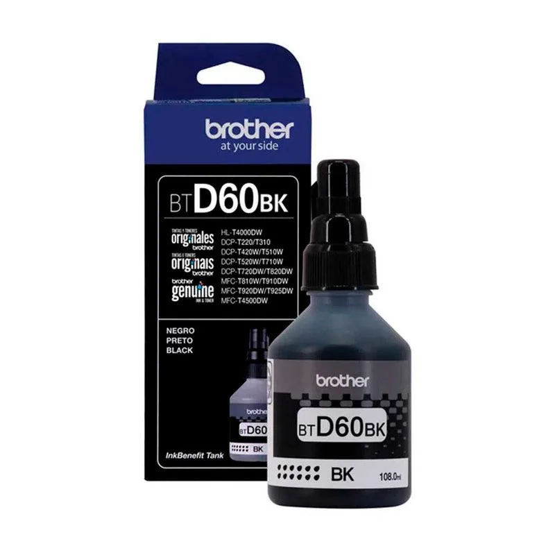 TINTA BROTHER BTD60BK BLACK, foto 1 de 4