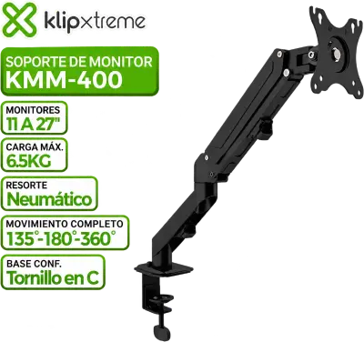 SOPORTE PARA MONITOR KLIPEXTREME KMM-400