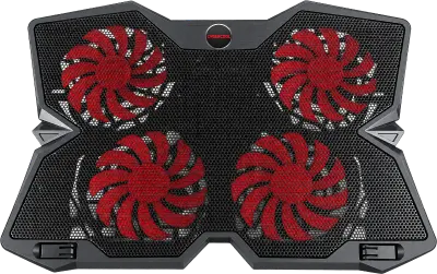 Cooler para laptop Cybercool HA-K1 con 4 ventiladores de 12 cm
