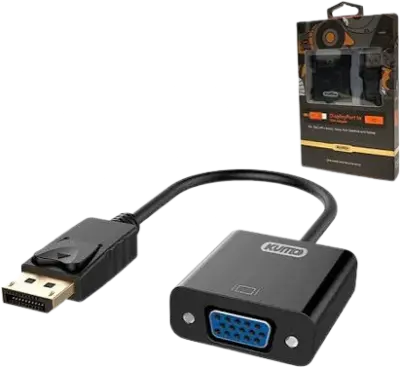 Adaptador DisplayPort a VGA hembra