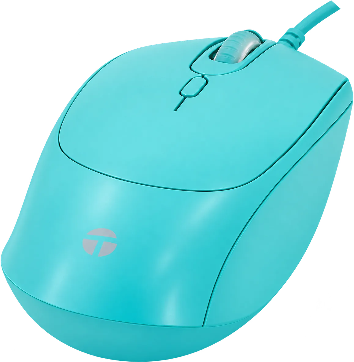 MOUSE ÓPTICO TEROS TE-1227S 800-1200-1600DPI USB TURQUESA, foto 1 de 4