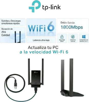 Adaptador USB Wi-Fi 6 AX1800 TP-Link TX20U Plus