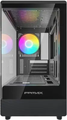 CASE MICRO ATX GAMER FPMAX FISH DIAMOND R2M NEGRO