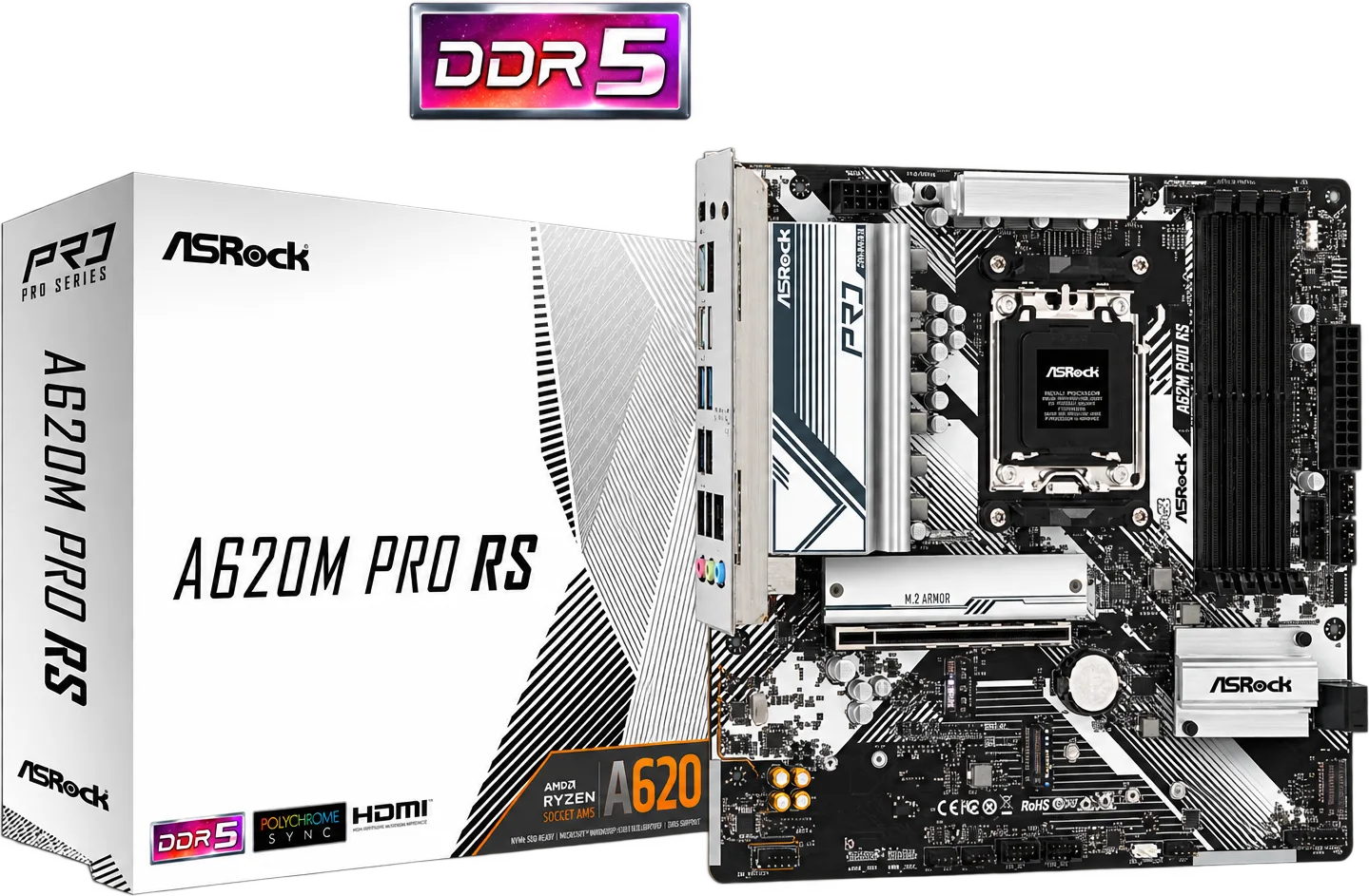 PLACA ASROCK A620M PRO RS, foto 1 de 4