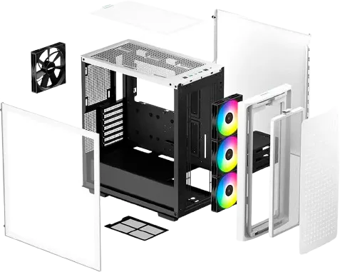 CASE DEEPCOOL GAMING Ck560  BLANCO, foto 1 de 4