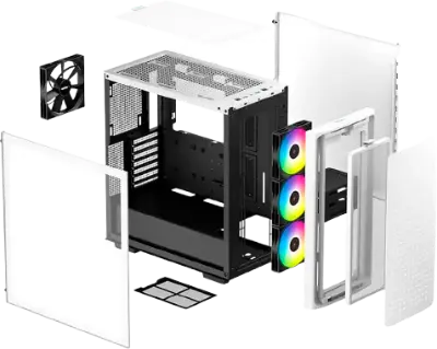 CASE DEEPCOOL GAMING Ck560  BLANCO