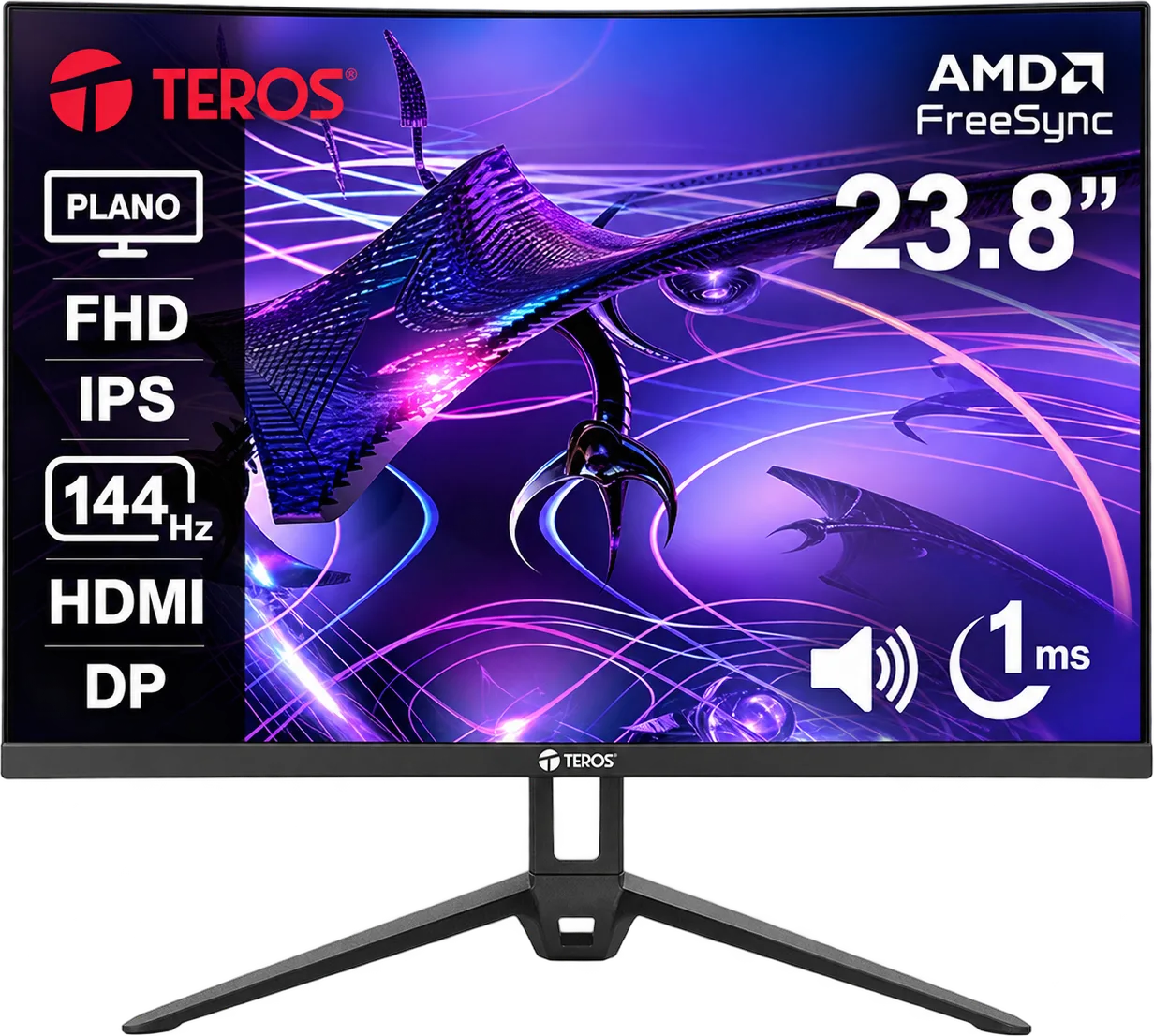 MONITOR TEROS TE-2417S 23.8" FHD, foto 1 de 5
