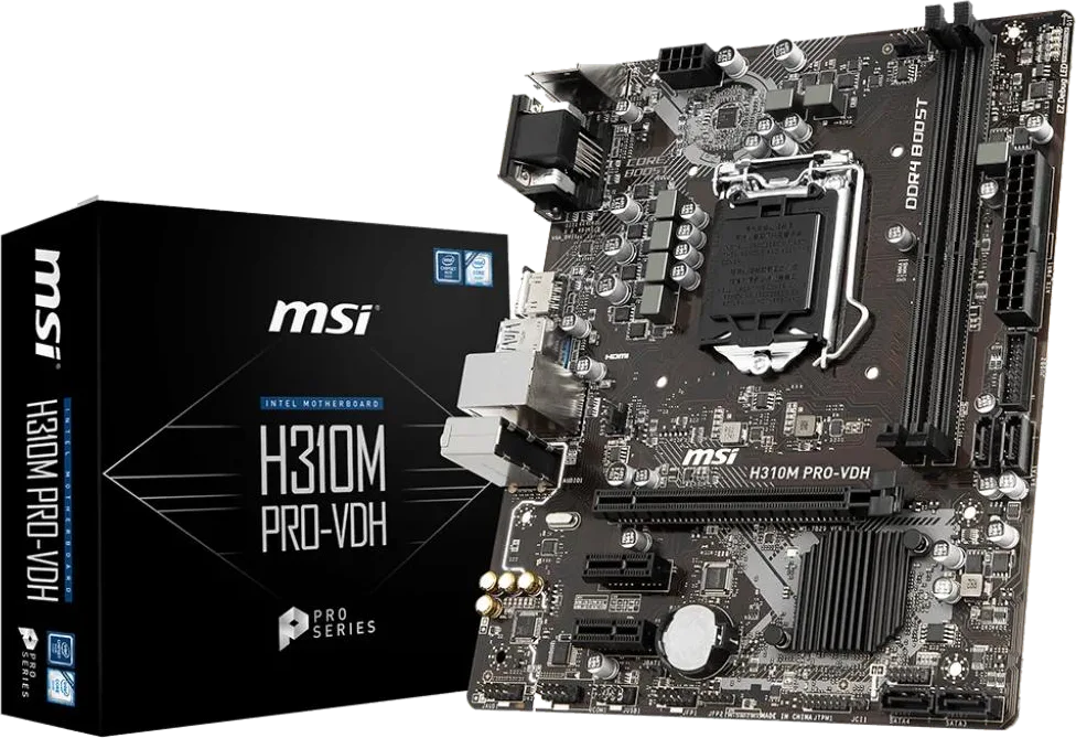 PLACA MADRE MSI H310M PRO-VDH, foto 1 de 4
