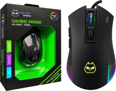 MOUSE GAMER HALION TOKIO HA-M607 RGB 6B