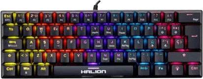 TECLADO MECÁNICO HALION COMANCHE 62 KM201 RGB, foto 1 de 4
