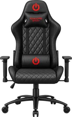 Silla gamer Enkore Bravio Red GC1002 con apoyabrazos 2D