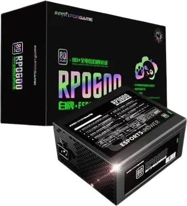 FUENTE DE PODER IFORGAME RPO-600 APFC 80 PLUS WHITE, foto 1 de 5