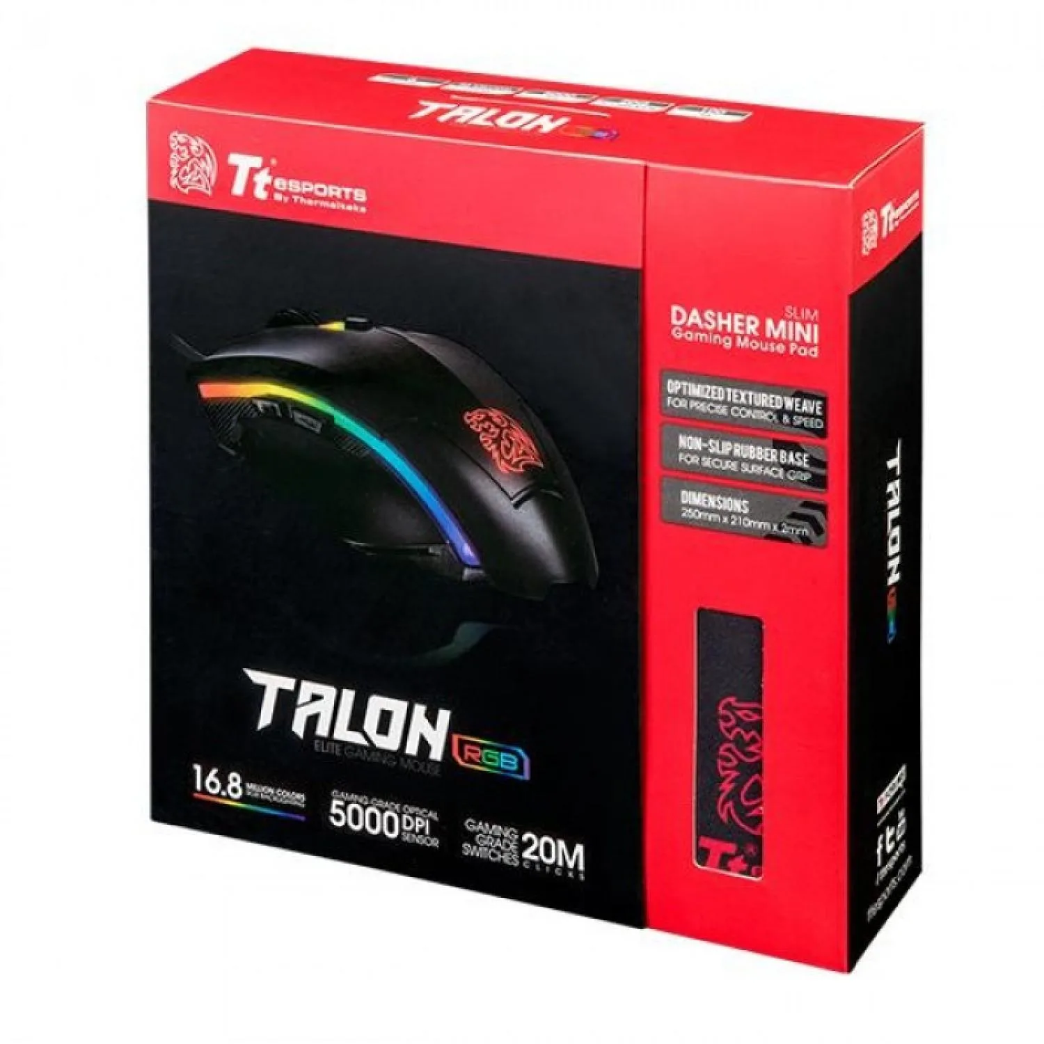 COMBO MOUSE + PAD TALON ELITE GAMING RGB, foto 1 de 5