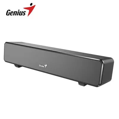 PARLANTE GENIUS SOUNDBAR 100 6W USB BLACK/PARLANTE RECTANGULAR NEGRO