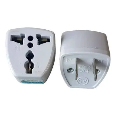 Adaptador de corriente 220V universal 3A de 2 pines redondos, foto 1 de 5