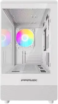 CASE MICRO ATX GAMER FPMAX FISH DIAMOND BLANCO