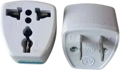 Adaptador de corriente 220V universal 3A de 2 pines, foto 1 de 4