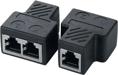 Adaptador acople RJ-45 x2, foto 1 de 4