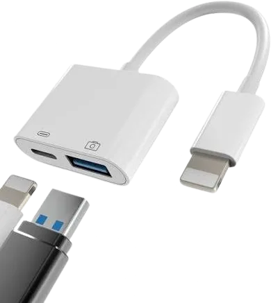 Adaptador USB 3.0 para iPhone de 8 pines Seiton, foto 1 de 5