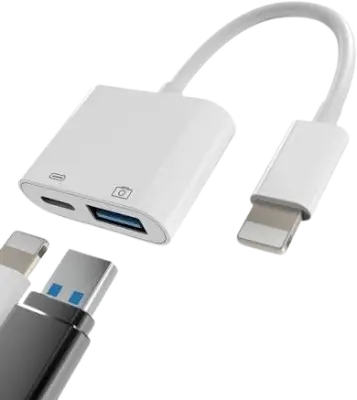 Adaptador USB 3.0 para iPhone de 8 pines Seiton