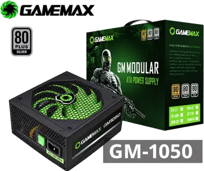 Fuente de poder GameMax 1050W semimodular 80 Plus Silver