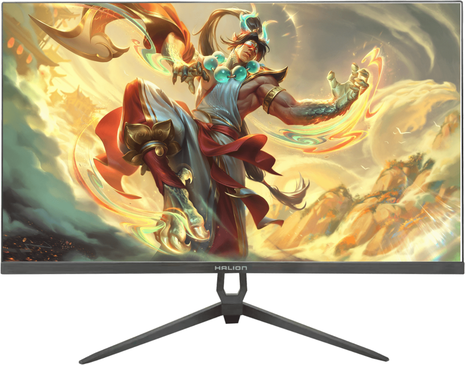 MONITOR GAMER HALION 27" HS2714FF, PLANO IPS, 144HZ, FHD
