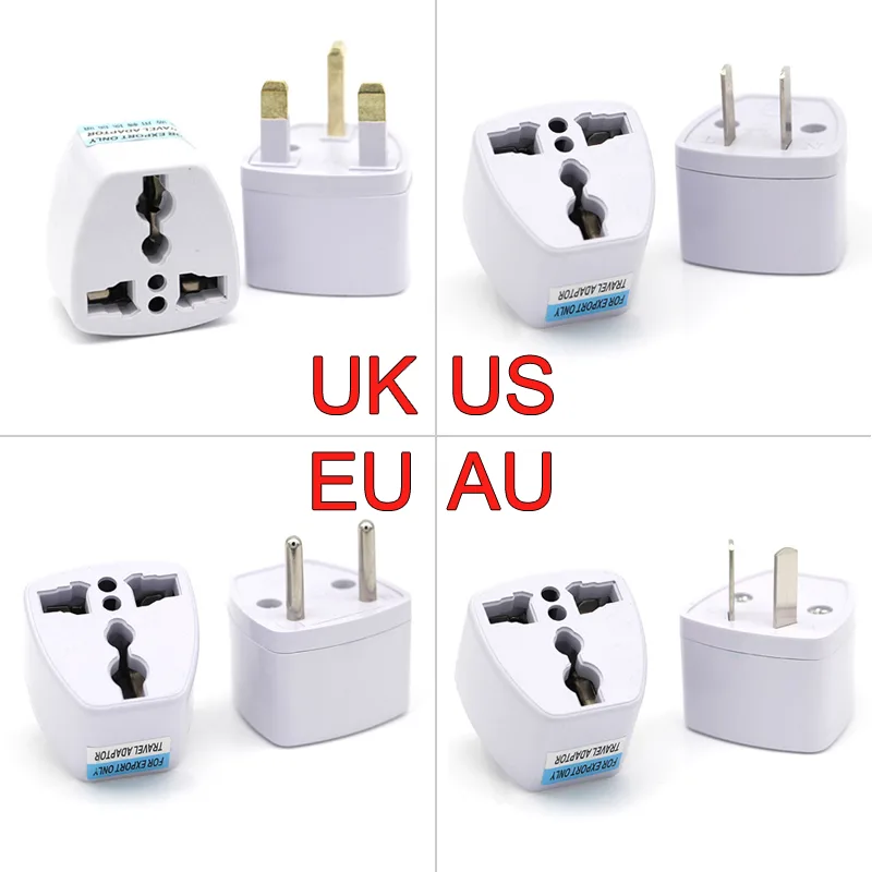 Adaptador de poder UK a US blanco POW-UK-US, foto 1 de 4