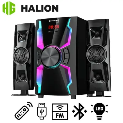 PARLANTE 2.1 HALION SPIDER HA-F55 150W 6.5" RGB