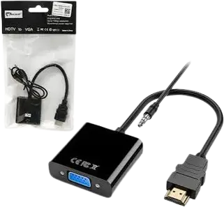 Adaptador HDMI a VGA con audio