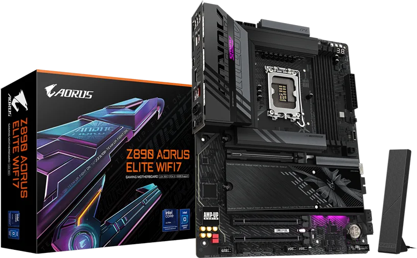 PLACA MADRE AORUS ELITE Z890 ICE WIFI7 LGA1851 DDR5/ULTRA, foto 1 de 5