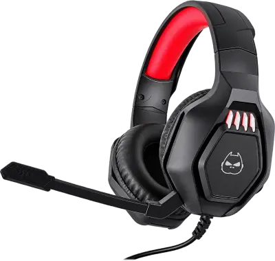 AURICULAR GAMER MERCURY HA-H867 CON LED ROJO